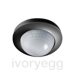 DALI-2 ceiling presence detector as input device for DALI-2 lighting - Black
