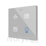 Flat RGB 4. Glass capacitive push button - 4 buttons - Custom