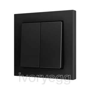 ZS55. Cover for Double KNX Soft push button 55x55 mm. Tilt up&down - Anthracite