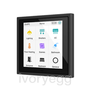 CX33. KNX capacitive touch panel 3.3"