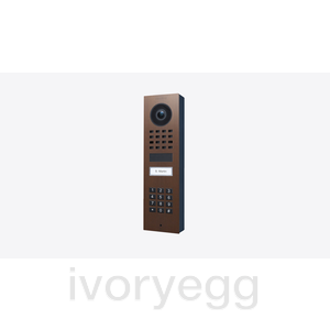IP intercom, Surface Mount, 1-button, keypad, Incl. SM housing, Architectural bronze
