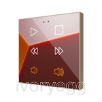 Flat RGB 6. Glass capacitive push button - 6 buttons - 360° Custom