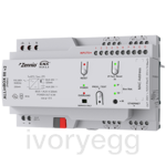 ALLinBOX 88 V2. Multifunction device with KNX power supply, KNX-IP Interface, 8 outputs/8 inputs and logic module