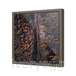 Flat RGB 70 X4. Glass Capacitive push button 70x70 - 4 buttons - 360° Custom