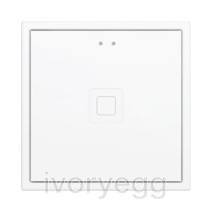 Tecla RGB 70 X1. PC-ABS Capacitive push button 70x70 - 1 button - White