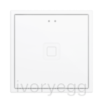 Tecla RGB 70 X1. PC-ABS Capacitive push button 70x70 - 1 button - White