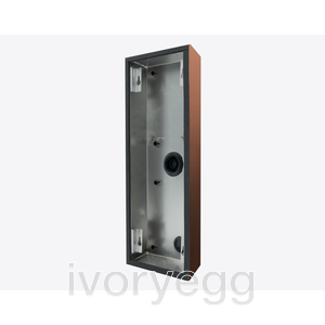 SM housing (backbox) for D2101KV/D2102FV Fingerprint 50/D2102FV EKEY ,Bronze-finish Stainl.steel, brushed