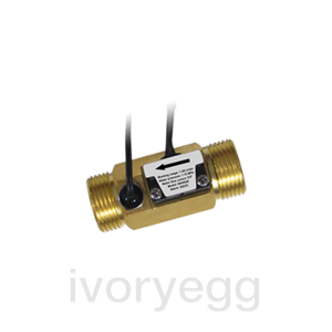 Water Flow Sensor (3/4") with temperature probe