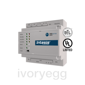 Air-to-Water heat pump to KNX or BACnet Intesis gateway