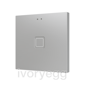 Tecla RGB 1. PC-ABS Capacitive push button - 1 button - Silver