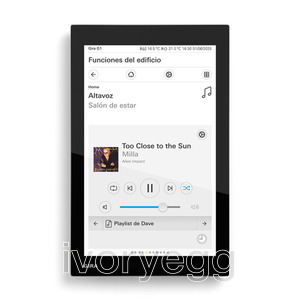 Gira G1 in Black Glass - without WLAN