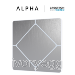 TAP-5 ALPHA Touch Switch - Cresnet, Brushed Stainless Steel