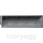 DB 4-gang flat mounting Gira E22