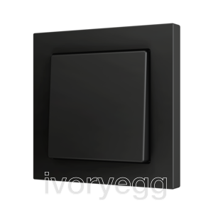 ZS55. Cover for Simple KNX Soft push button 55x55 mm. Tilt down - Anthracite
