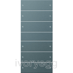 Rocker set 6-gang System 55 Anthracite(lacquered)