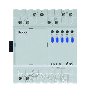 KNX 4-way C load switching actuator Extension Module MIX2