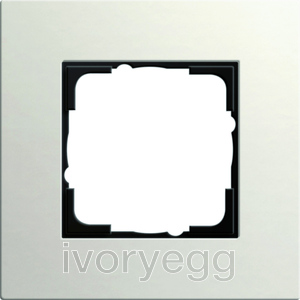 Esprit Frame 1-gang Linoleum-plywood light grey