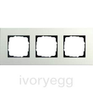 Esprit Frame 3-gang Linoleum-plywood light grey
