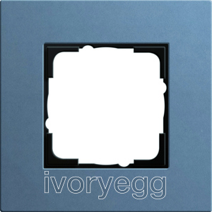 Frame 1-gang Gira Esprit Linoleum-plywood blue