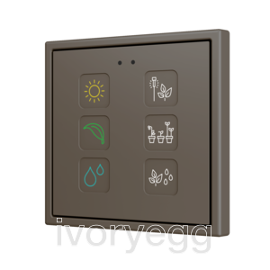 Tecla RGB 70 X6. PC-ABS Capacitive push button 70x70 - 6 buttons - Custom