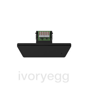 Temperature sensor module with humidity measurement for Gira G1 - black