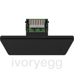 Temperature sensor module with humidity measurement for Gira G1 - black