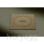 ARPI IP66 Empty floor outlet - device not included - Bronze Stainless Steel Brushed