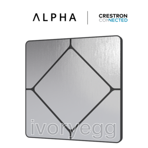 TAP-5 ALPHA Touch Switch - Cresnet, Brushed Nickel