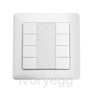 PUSH BUTTON x8 DALI-2 WH