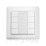 PUSH BUTTON x8 DALI-2 WH