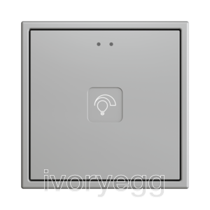 Tecla RGB 70 X1. PC-ABS Capacitive push button 70x70 - 1 button - Custom