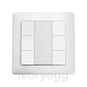 PUSH BUTTON x6 DALI-2 WH