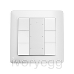 PUSH BUTTON x6 DALI-2 WH