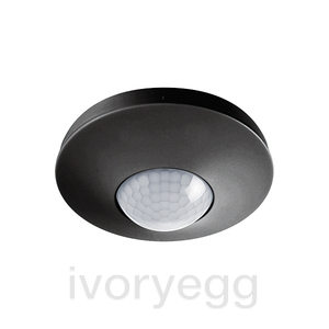 DALI-2 ceiling presence detector as input device for DALI-2 lighting - Black