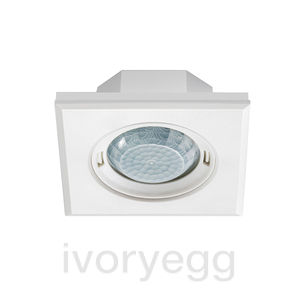 PD-FLAT 360i/8 Square Recessed ceiling mounted KNX presence detector 360° - White