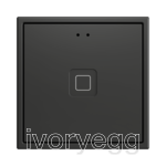 Tecla RGB 70 X1. PC-ABS Capacitive push button 70x70 - 1 button - Anthracite