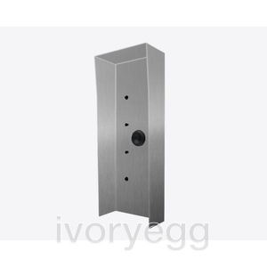 Protective-Hood for Fingerprint 50/D2102FV EKEY, S-Steel V4A, brushed, for in use + SM housing