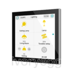 CX40. KNX capacitive touch panel 4" - Silver