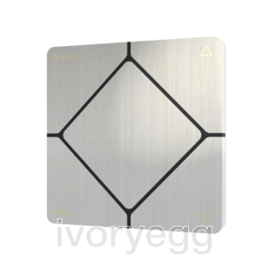 TAP-5 ORE Touch Switch - Cresnet, Brushed Nickel, Engraved