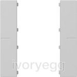 Rocker set 1-gang push-button sensor 4.55 Plus grey matt
