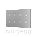Tecla RGB XL 8. PC-ABS Capacitive push button - 8 buttons - Custom