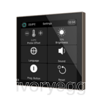 CX40. KNX capacitive touch panel 4" - Mocha