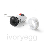 KNX mini presence detector 360° for ceiling flush mounting - Black