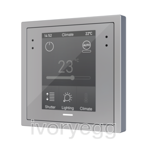 Z28. Capacitive touch panel (2.8" display) for 70x70 frames - Silver (frame not included)