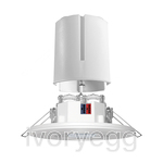 KNX Recessed ceiling mounted KNX presence detector 360° - White
